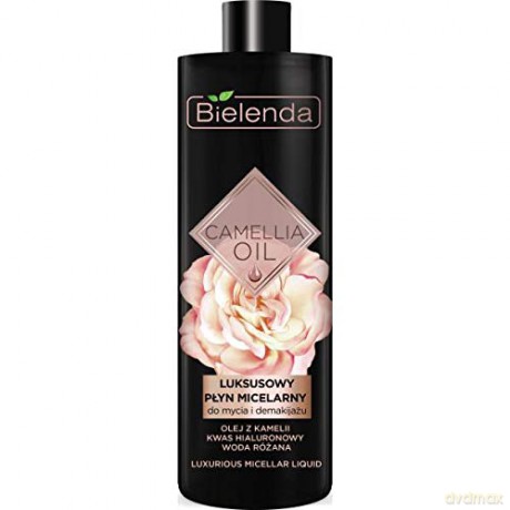 Bielenda Camellia Oil Luksusowy Płyn micelarny do mycia i demakijażu twarzy 500 ml