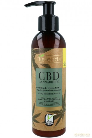 Bielenda CBD Cannabidiol Emulsja do mycia twarzy nawilżająco-detoksykująca 150g