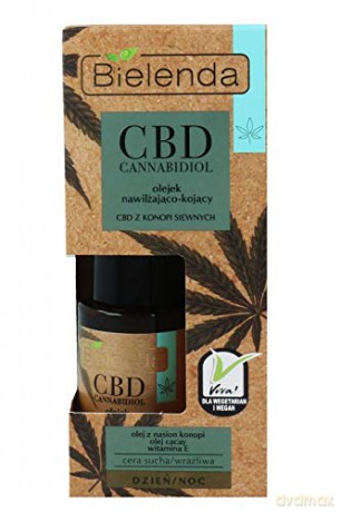 Bielenda CBD Cannabidiol Olejek do twarzy nawilżająco-kojący 15 ml