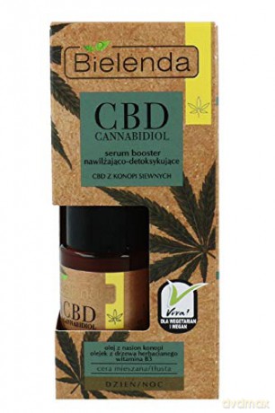 Bielenda CBD Cannabidiol Serum-Booster do twarzy nawilżająco-detoksykujące 15 ml