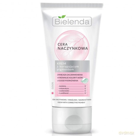 Bielenda Cera Naczynkowa Krem z korygującym pigmentem na dzień 50 ml
