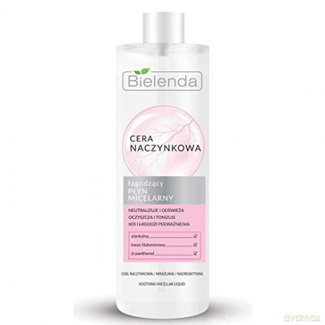 Bielenda Cera Naczynkowa Łagodzący Płyn micelarny 500 ml