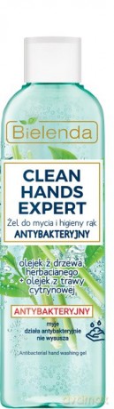 Bielenda Clean Hands Expert Żel do mycia i higieny rąk antybakteryjny 200g - flip-top