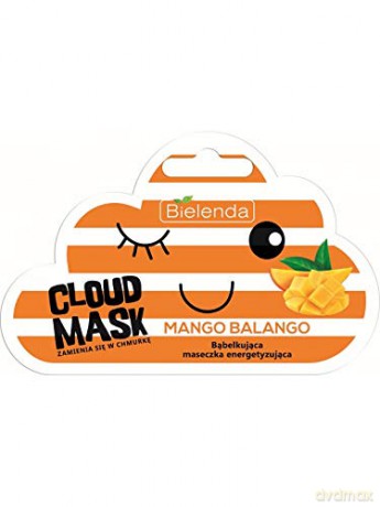 Bielenda Cloud Mask Bąbelkująca Maseczka energizująca Mango Balango 6g