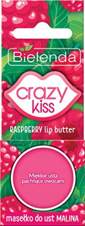 Bielenda Crazy Kiss Masełko do ust Malinowe 10g
