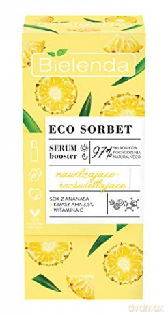 Bielenda Eco Sorbet Ananas Serum Booster nawilżająco-rozświetlające 30 ml