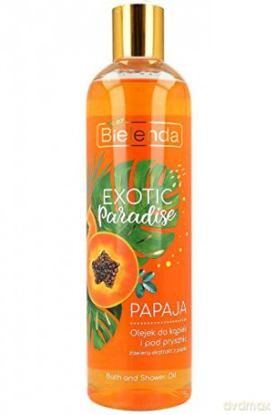 Bielenda Exotic Paradise Olejek do kąpieli i pod prysznic Papaja 400 ml