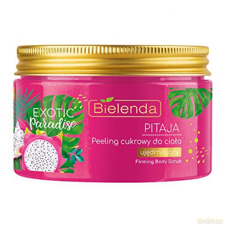 Bielenda Exotic Paradise Peeling cukrowy do ciała ujędrniający Pitaja 350 ml