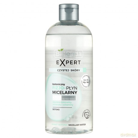 Bielenda Expert Czystej Skóry Izotoniczny Fizjo-Płyn micelarny - Detox 400 ml