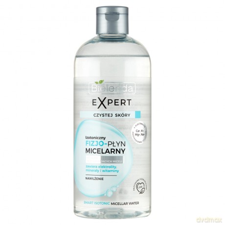 Bielenda Expert Czystej Skóry Izotoniczny Fizjo-Płyn micelarny - Nawilżenie 400 ml