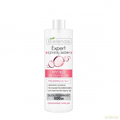 Bielenda Expert Czystej Skóry Mydło do higieny rąk 3w1 500 ml