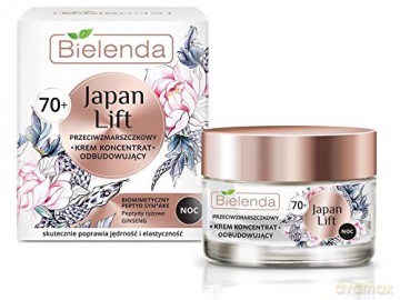 Bielenda Japan Lift 70+ Odbudowujący Krem-koncentrat przeciwzmarszczkowy na noc 50 ml