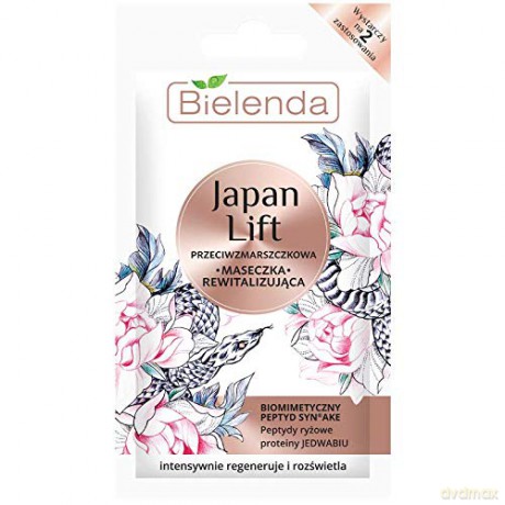 Bielenda Japan Lift Rewitalizująca Maseczka przeciwzmarszczkowa - saszetka 8g