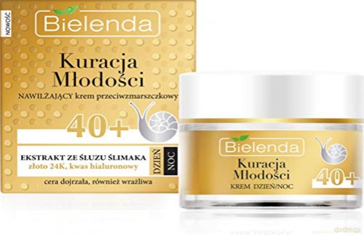 Bielenda Kuracja Młodości 40+ Nawilżający krem przeciwzmarszczkowy na dzień i noc 50 ml