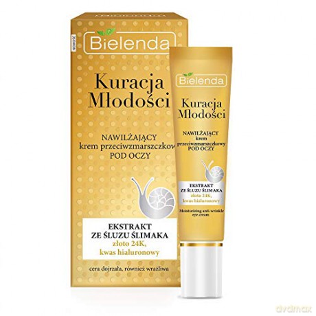 Bielenda Kuracja Młodości Nawilżający krem przeciwzmarszczkowy pod oczy 15 ml