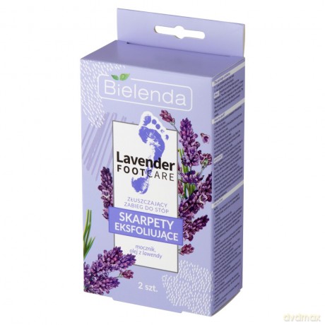 Bielenda Lavender Foot Care Skarpety eksfoliujące - zabieg złuszczający do stóp 1para