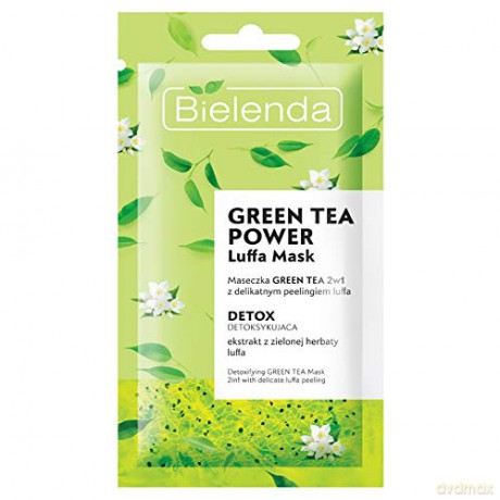 Bielenda Luffa Mask Maseczka na twarz detoksykująca Green Tea Power 2w1 8g