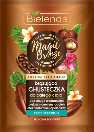 Bielenda Magic Bronze Brązująca Chusteczka do ciała - każdy rodzaj karnacji 1szt