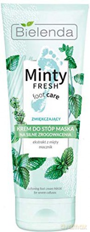 Bielenda Minty Fresh Foot Care Krem -maska do stóp zmiękczający 100 ml