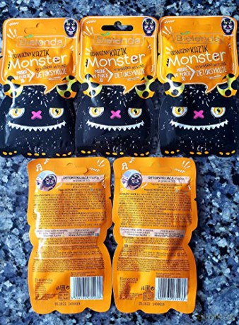 Bielenda Monster Maska w płacie 3D detoksykująca Odważny Kazik 1szt