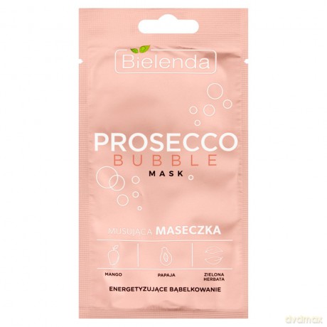 Bielenda Musująca Maseczka energetyzująca Prosecco Bubble 8g