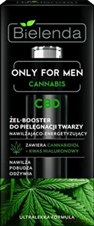 Bielenda Only for Men Cannabis CBD Żel-Booster do pielęgnacji twarzy 30 ml