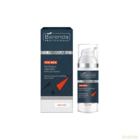 BIELENDA PROFESSIONAL SUPREMELAB MEN Krem do twarzy Nawilżająco - Łagodzący 50 ml