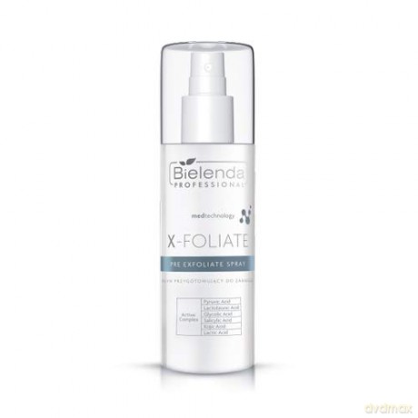 Bielenda Professional X-Foliate Płyn przygotowujący do zabiegu w sprayu 150 ml