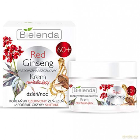Bielenda Red Ginseng 60+ Przeciwzmarszczkowy Krem rewitalizujący na dzień i noc 50 ml
