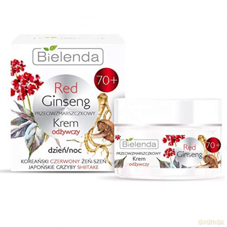Bielenda Red Ginseng 70+ Przeciwzmarszczkowy Krem odżywczy na dzień i noc 50 ml