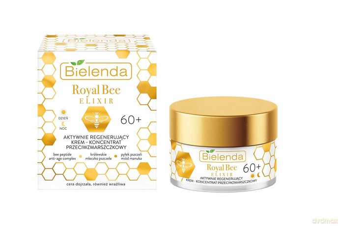 Bielenda Royal Bee Elixir Krem-koncentrat 60+ aktywnie regenerujący przeciwzmarszczkowy 50 ml