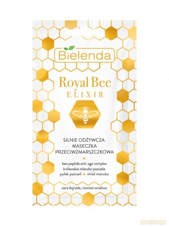 Bielenda Royal Bee Elixir Silnie Odżywcza Maseczka przeciwzmarszczkowa 8g