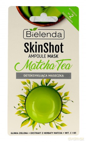 Bielenda Skin Shot Maseczka detoksykująca na twarz Matcha Tea 8g