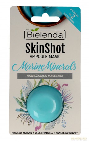 Bielenda Skin Shot Maseczka nawilżająca na twarz Marine Minerals 8g
