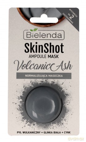 Bielenda Skin Shot Maseczka normalizująca na twarz Volcanic Ash 8g