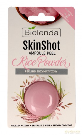 Bielenda Skin Shot Peeling enzymatyczny do twarzy Rice Powder 8g