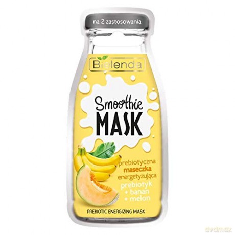 Bielenda Smoothie Care Prebiotyczna Maseczka na twarz energetyzująca - Banan i Melon 10g