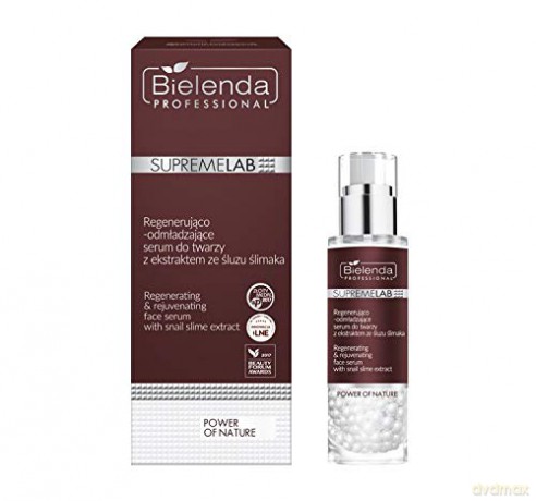BIELENDA SUPREMELAB POWER OF NATURE Regenerująco - odmładzające serum do twarzy z ekstraktem ze śluzu ślimaka 30g