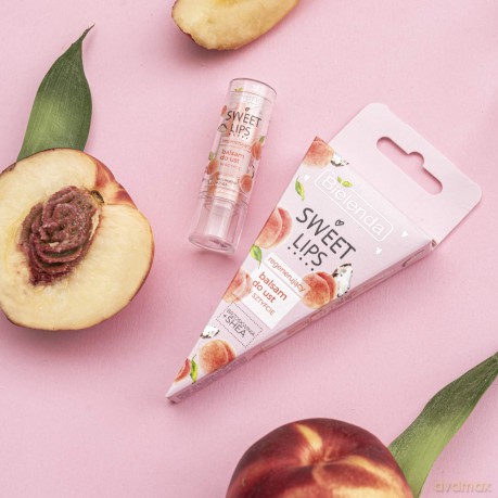 Bielenda Sweet Lips Balsam do ust regenerujący - Brzoskwinia i Masło Shea 3.8g