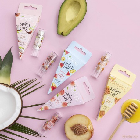 Bielenda Sweet Lips Balsam do ust regenerujący - Brzoskwinia i Masło Shea 3.8g