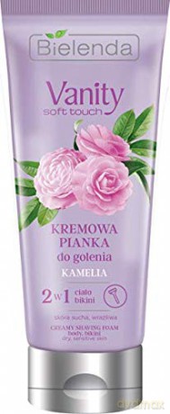 Bielenda Vanity Soft Touch Kremowa Pianka do golenia 2w1 Kamelia 175g