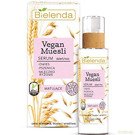 Bielenda Vegan Muesli Serum matujące na dzień i noc - cera mieszana,tłusta,wrażliwa 30 ml