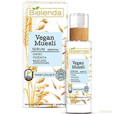 Bielenda Vegan Muesli Serum nawilżające na dzień i noc - cera sucha,odwodniona,wrażliwa 30 ml