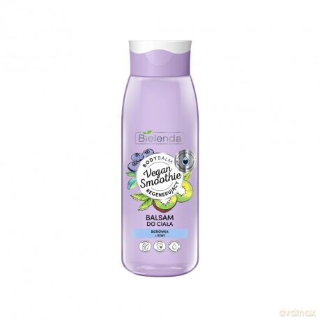 Bielenda Vegan Smoothie Balsam do ciała regenerujący Borówka i Kiwi 400 ml