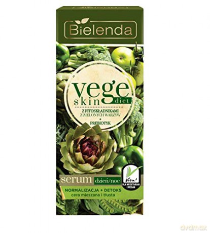 Bielenda Vege Skin Diet Serum Normalizacja + Detoks na dzień i noc 15 ml