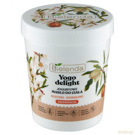 Bielenda Yogo Delight Jogurtowe Masło do ciała regenerujące z mleczkiem migdałowym 200 ml