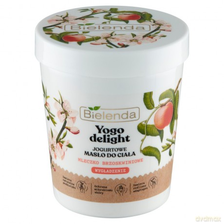 Bielenda Yogo Delight Jogurtowe Masło do ciała wygładzające z mleczkiem brzoskwiniowym 200 ml