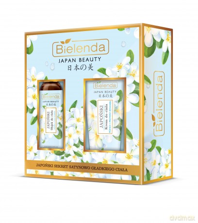 Bielenda Zestaw prezentowy Japan Beauty (krem do ciała 200 ml+olejek do ciała 150 ml)