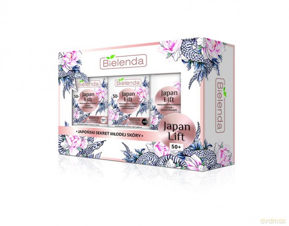 Bielenda Zestaw prezentowy Japan Lift 50+ (krem na dzień 50 ml+krem na noc 50 ml+serum 30 ml)