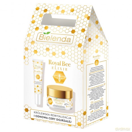 Bielenda Zestaw prezentowy Royal Bee Elixir 40+ (krem na dzień i noc 50 ml+krem pod oczy 15 ml)